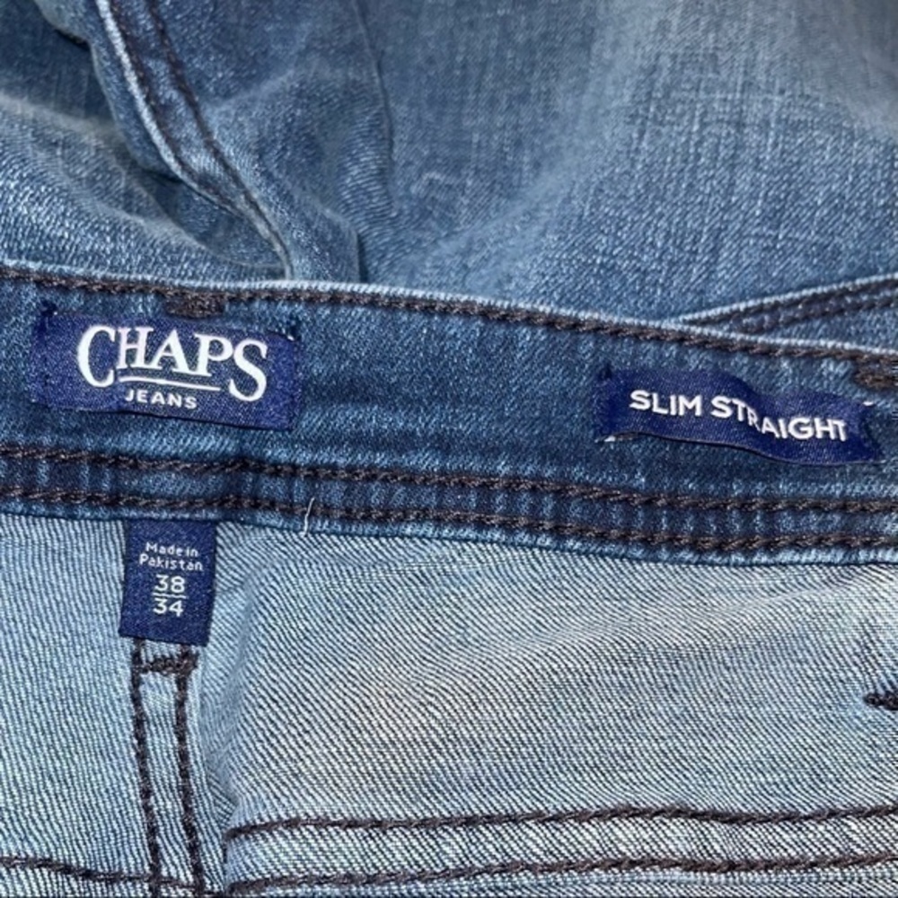 Chaps Men’s Jean - Slim Fit - Size 38 x 34 - Picture 7 of 9